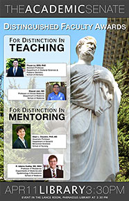 2012-2013 Distinguished Faculty Awards Poster