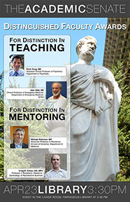 2013-2014 Distinguished Faculty Awards Poster