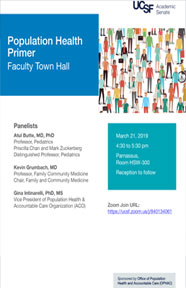 Population Health Primer Faculty Town Hall Meeting